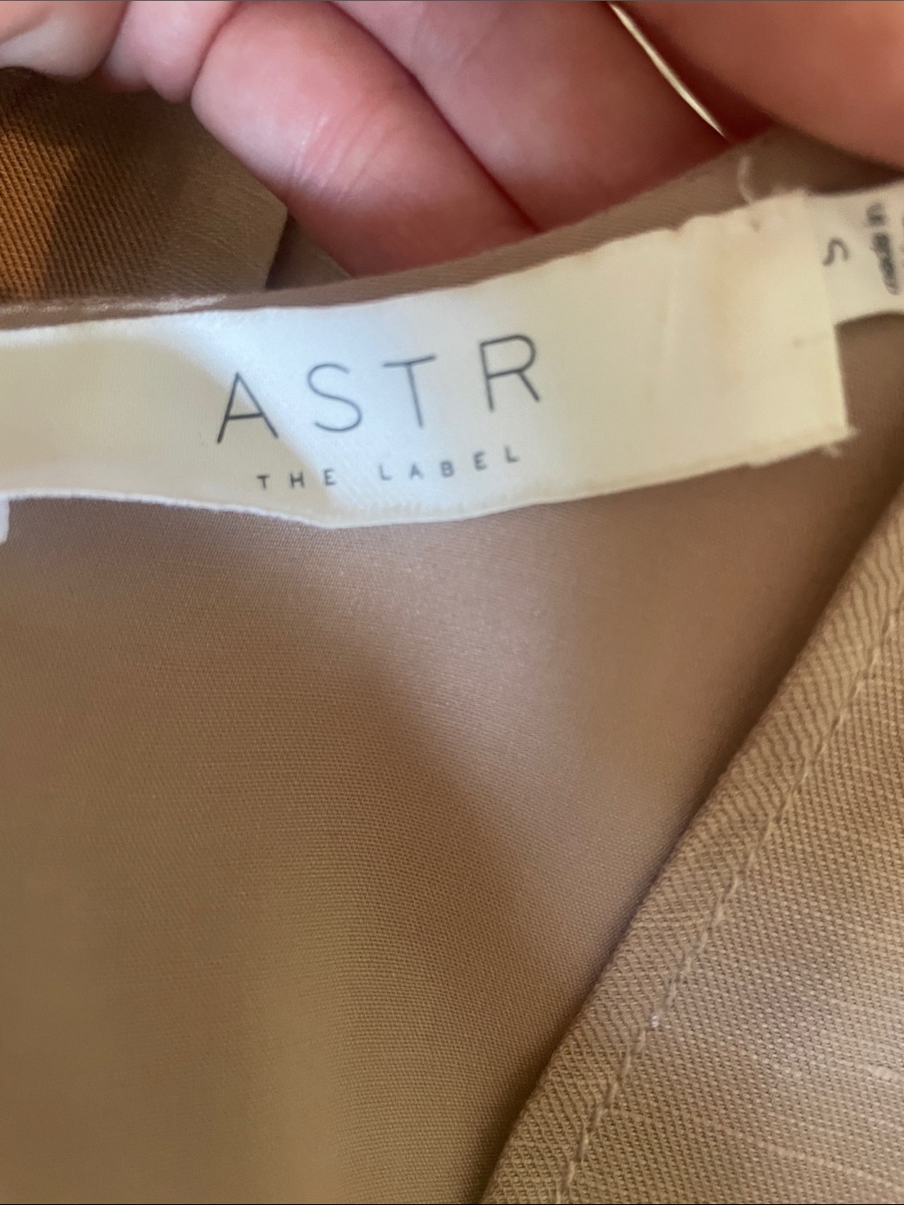 New Astr the Label Odette Linen Blend Wrap Dress size Small - Picture 11 of 12